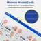 2-1/2" x 2-1/2" Square Rounded Corners, Glossy White Business Cards